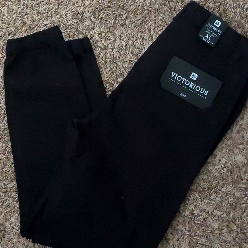 Xl black men's jogger pants brand new